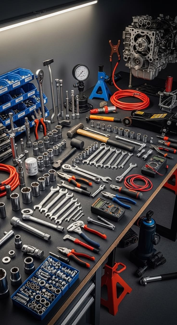 Placeholder for tools and fabrication materials